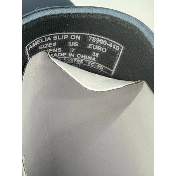 Bogs Chelsea Rain Boots  Pull On  Rubber Amelia 7 Navy  Blue