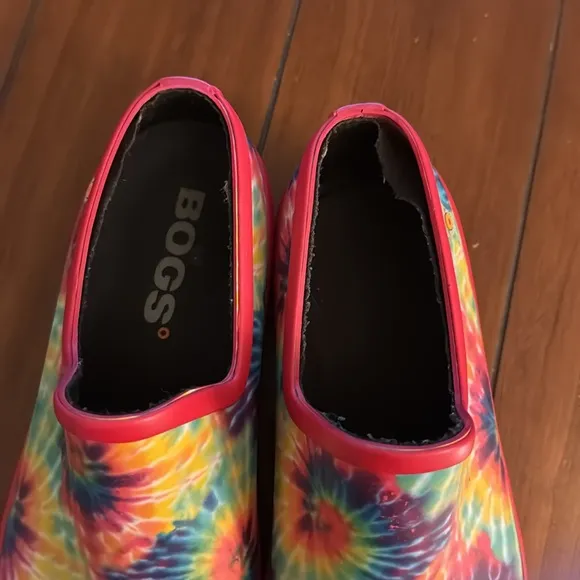 BOGS Woman’s Waterproof Tie-Dye Slip-On Shoes - Multicolor