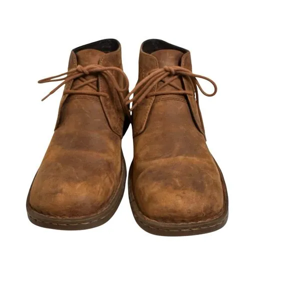 BORN Harrison Brown Leather Chukka Lace-Up Boots Men’s Sz 11.5 Comfort Opanka