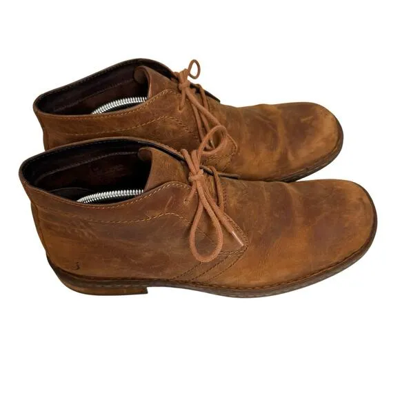 BORN Harrison Brown Leather Chukka Lace-Up Boots Men’s Sz 11.5 Comfort Opanka