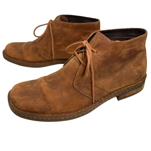 BORN Harrison Brown Leather Chukka Lace-Up Boots Men’s Sz 11.5 Comfort Opanka