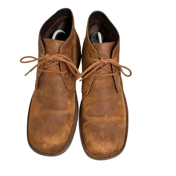 BORN Harrison Brown Leather Chukka Lace-Up Boots Men’s Sz 11.5 Comfort Opanka