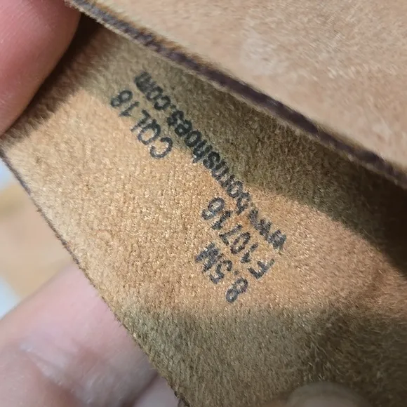 Born Women's Favignana Loop Toe Leather Slide Sandals Flip Flop Shoes Sz 8.5M