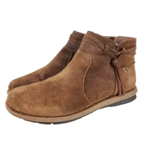Born Wynter Boot Women's 11 Brown Suede Leather Ankle Boots Comfort Granola Girl