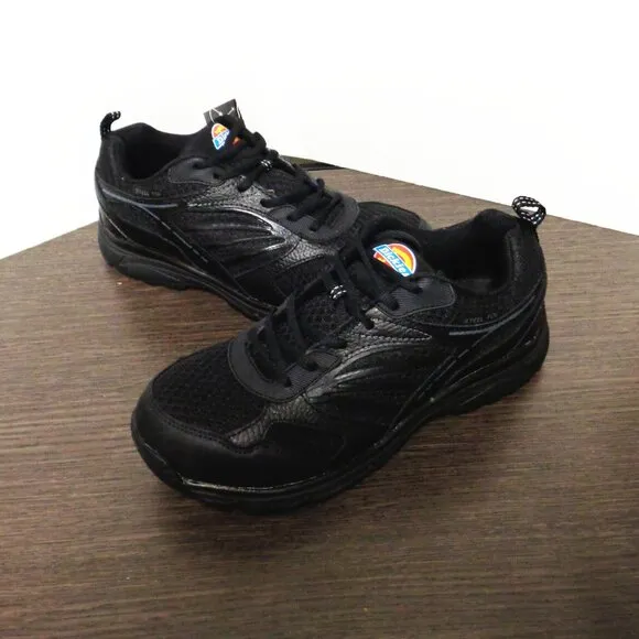 Brand New Dickies Men's Stride Safety Athletic Shoes. Black. Size 7.5 DW3216 F55