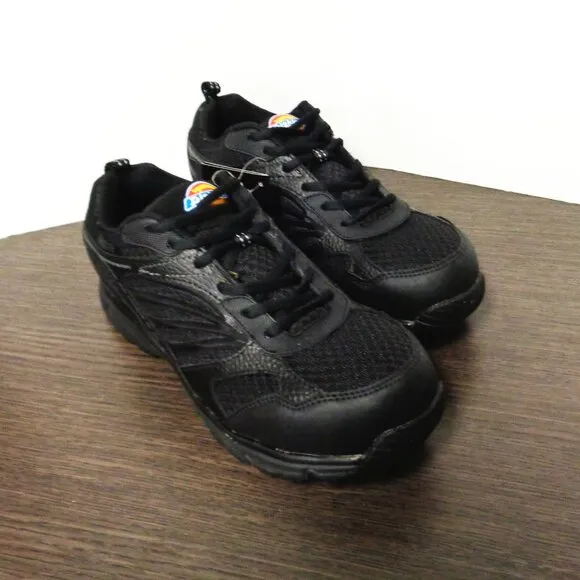 Brand New Dickies Men's Stride Safety Athletic Shoes. Black. Size 7.5 DW3216 F55