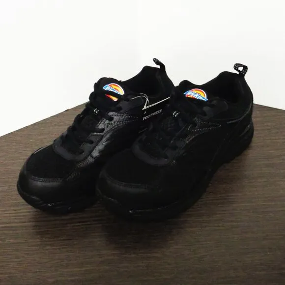 Brand New Dickies Men's Stride Safety Athletic Shoes. Black. Size 7.5 DW3216 F55