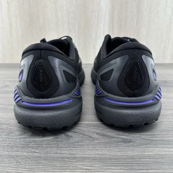 Brooks Adrenaline GTS 23 Size 14 Mens Black Purple Athletic Running Shoes