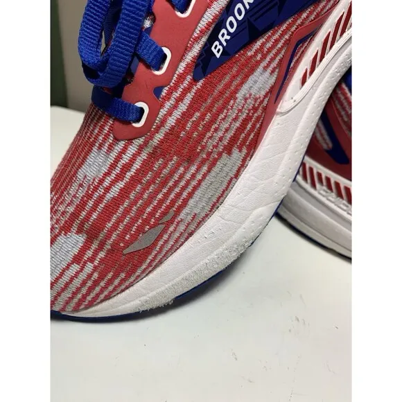 Brooks Adrenaline GTS 23 USA Patriotic Men’s Running Shoes Size 11