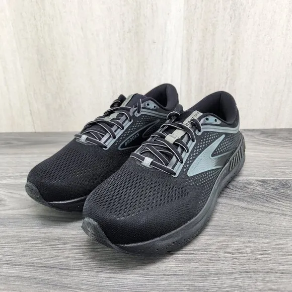 Brooks Beast GTS 23 2E Wide Size 9 Mens Black Gunmetal Athletic Running Shoes
