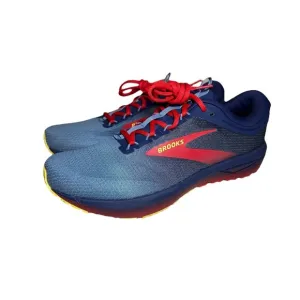 BROOKS Blueprint Red Aspen Gold Revel 7 Athletic Running Shoes Men's 12 *NEW*