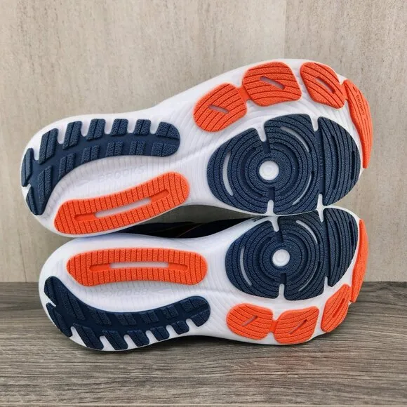 Brooks Glycerin 21 Size 12.5 Mens Blue Opal Black Nasturtium White Running Shoes