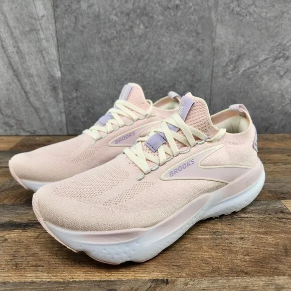 Brooks Glycerin StealthFit 21 Sz 7.5 Womens Pink Marshmallow Running Shoes