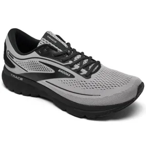 Brooks Men's Gray Ebony Black Trace 2 Mesh Athletic Running Shoes Size 9
