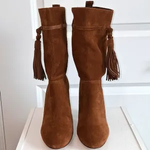 Brown Suede Women's Boots