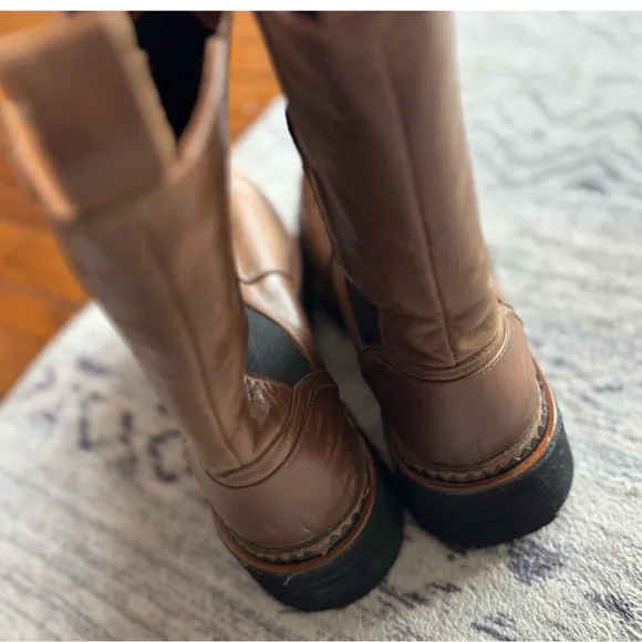 Bueno Giselle Brown Leather Boots