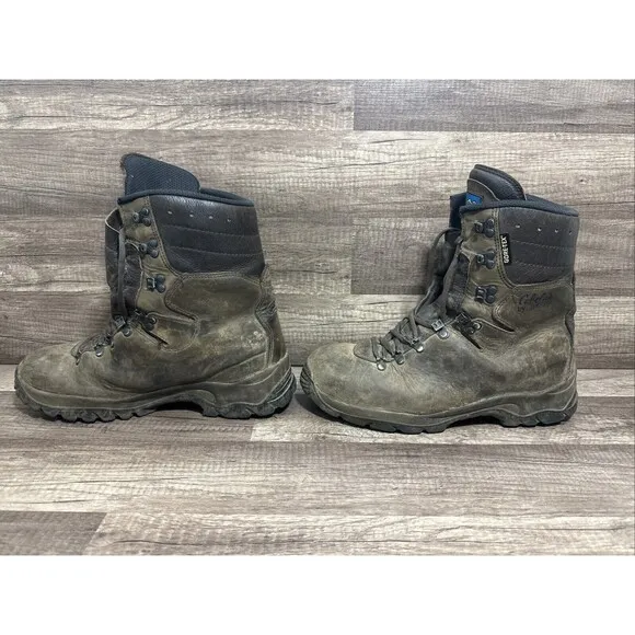 Cabelas Meindl Pflege II Gore Tex Hunting Boots Mens Sz 10 D Brown Hiking Shoes