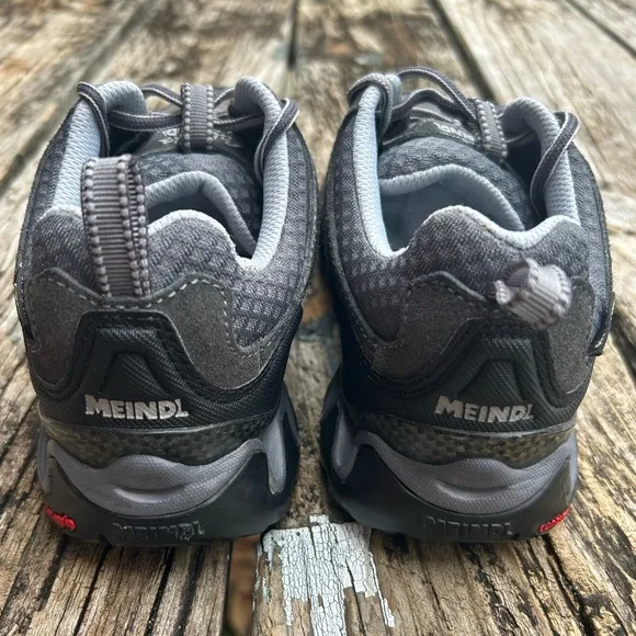 Cabela’s Meindl Pflege II Gortex Women’s Lace Up Gray Leather Hiking Shoes Sz 6