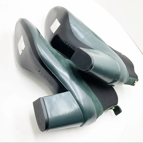 🆕{Calvin Klein}Keelan Leather-Suede Chelsea Boots