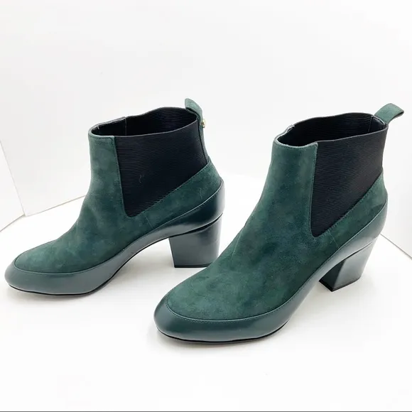 🆕{Calvin Klein}Keelan Leather-Suede Chelsea Boots