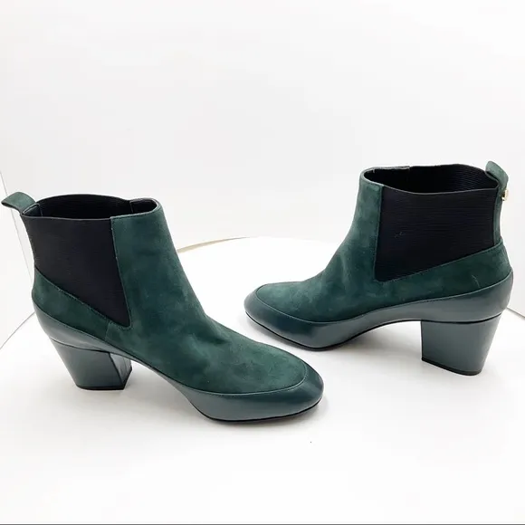 🆕{Calvin Klein}Keelan Leather-Suede Chelsea Boots