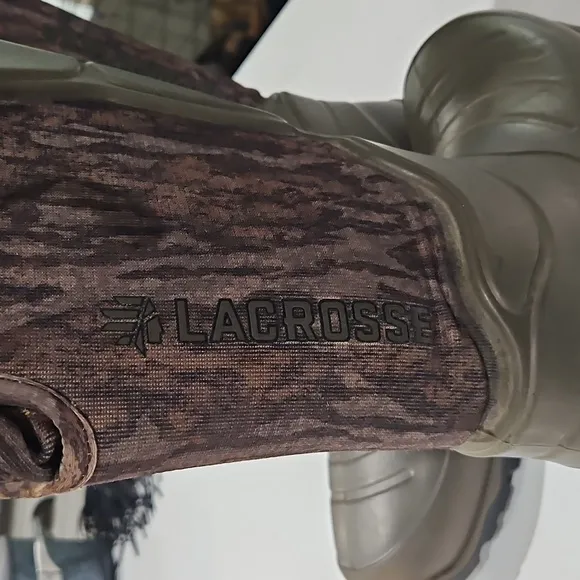 Camouflage LACROSSE. 7MM Areohead Rubber Hunting Boots.