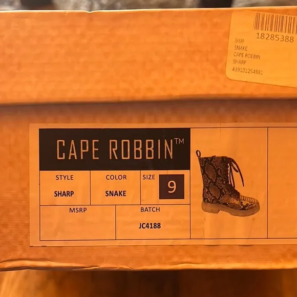 Cape Robbin Brown and Red Lace Up Boots