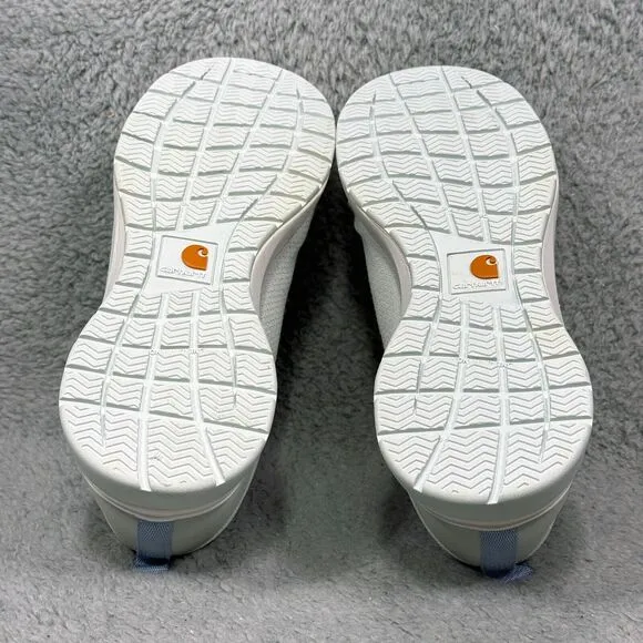 Carhartt Force Nano Womens Size 8 Composite Toe Work Shoes Light Gray FA3483-W