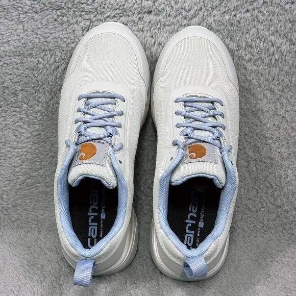 Carhartt Force Nano Womens Size 8 Composite Toe Work Shoes Light Gray FA3483-W