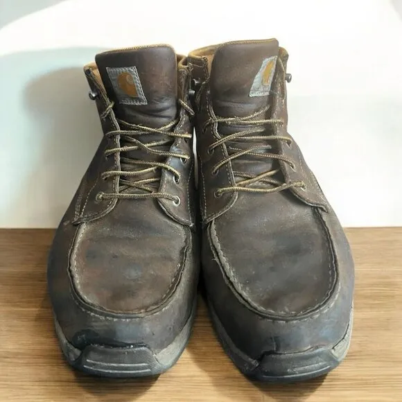 Carhartt Men's Lightweight Wedge Moc Toe Boot Size 13 M Brown CMX4023