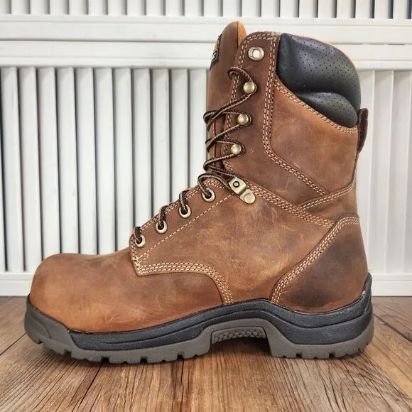 Carolina 8&quot; Waterproof Composite Broad Toe Work Boots CA8520 Mens Size 8 EE Wide