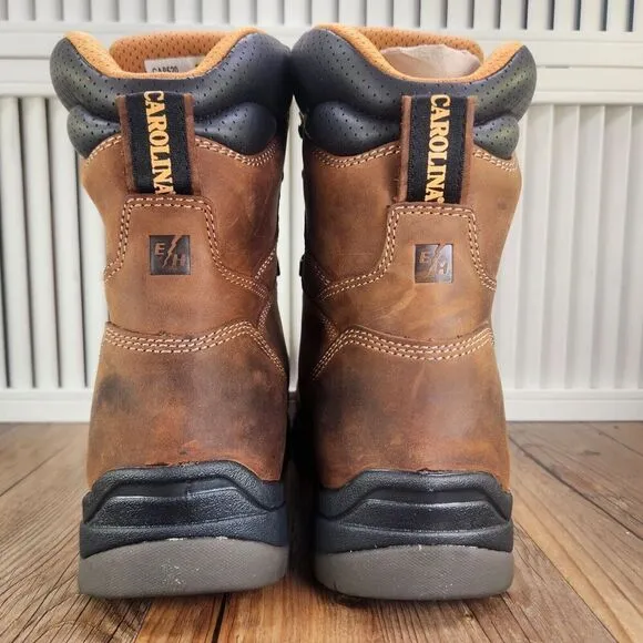 Carolina 8&quot; Waterproof Composite Broad Toe Work Boots CA8520 Mens Size 8 EE Wide