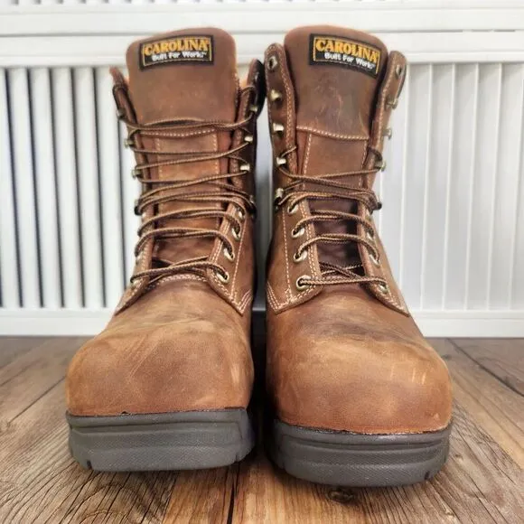 Carolina 8&quot; Waterproof Composite Broad Toe Work Boots CA8520 Mens Size 8 EE Wide