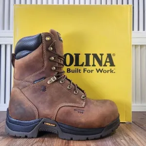 Carolina 8&quot; Waterproof Composite Broad Toe Work Boots CA8520 Mens Size 8 EE Wide