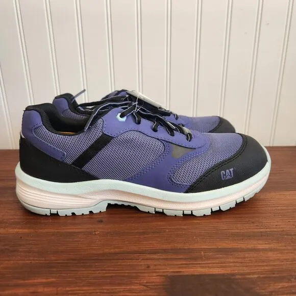 Caterpillar Women's Size 10 Quake Blue Work &amp; Safety Shoes Pre owned Good‎