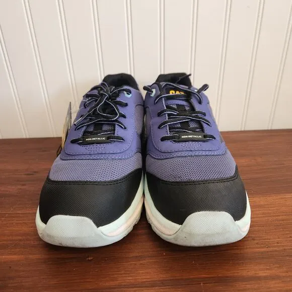 Caterpillar Women's Size 10 Quake Blue Work &amp; Safety Shoes Pre owned Good‎