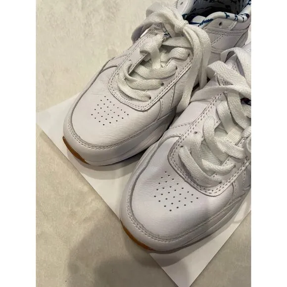 CHAMPION 93 Eighteen Bic C Leather Sneakers Low Top Lace Up Shoes 3.5Y Youth
