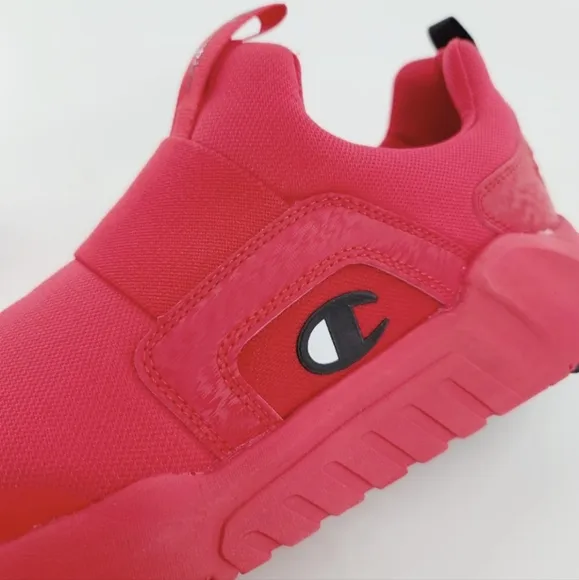 Champion All Red Sneakers Legend Slip On Mesh
