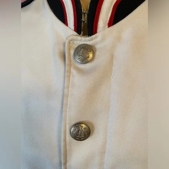 Charming Vintage BAND UNIFORM Varsity Jacket Coat Red Black Fashion Statement 🖤