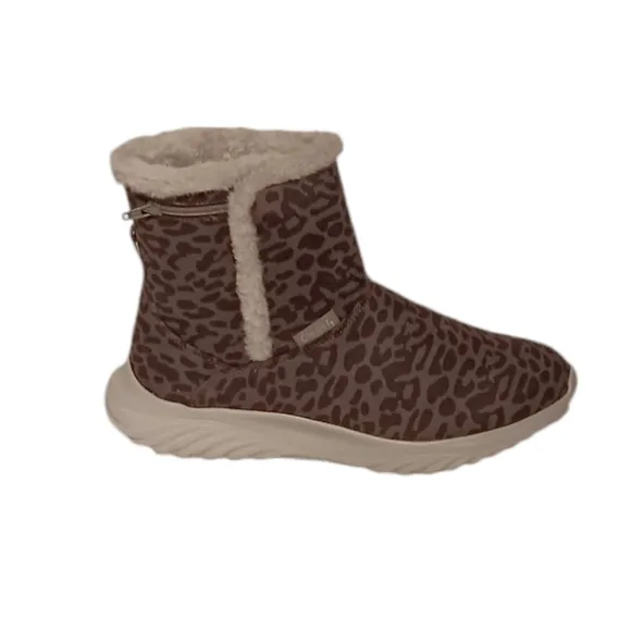 Cheeks Fit Body Grey Cheetah Fashion Boots By Tony Little Size 9