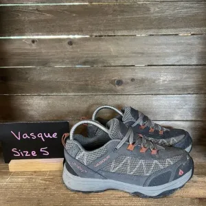Childrens Big Kids Vasque Monolith Gray Waterproof‎ Hiking Shoes Sneakers Size 5