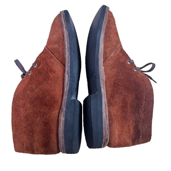 Chukka Boots Men's Suede Leather Brown Formal Casual Handcrafted Lace Up Comfort