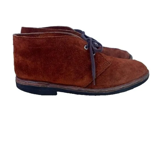Chukka Boots Men's Suede Leather Brown Formal Casual Handcrafted Lace Up Comfort