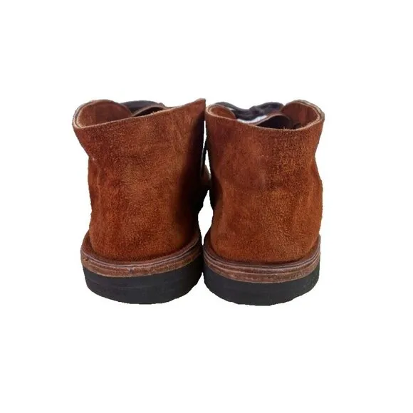 Chukka Boots Men's Suede Leather Brown Formal Casual Handcrafted Lace Up Comfort