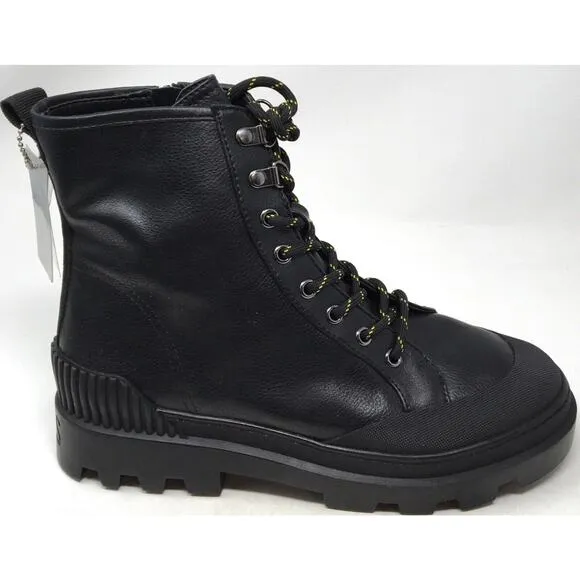 Circus By Sam Edelman Indy Women’s Size 9.5 Black Leather Waterproof Lug Boots