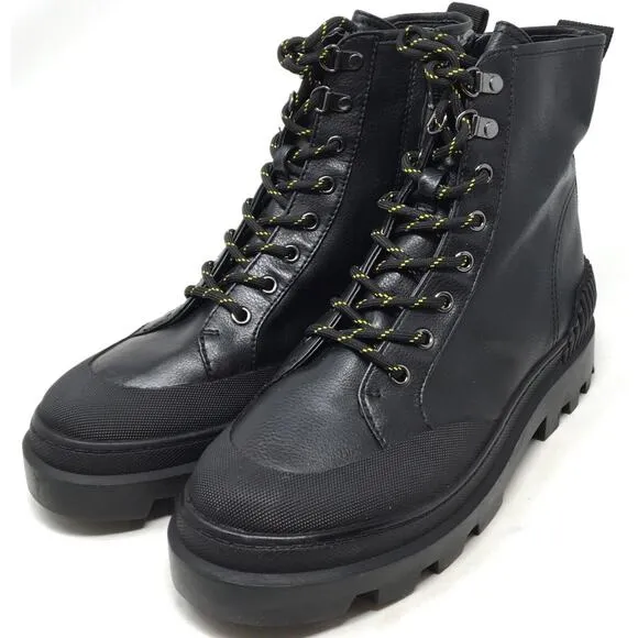 Circus By Sam Edelman Indy Women’s Size 9.5 Black Leather Waterproof Lug Boots