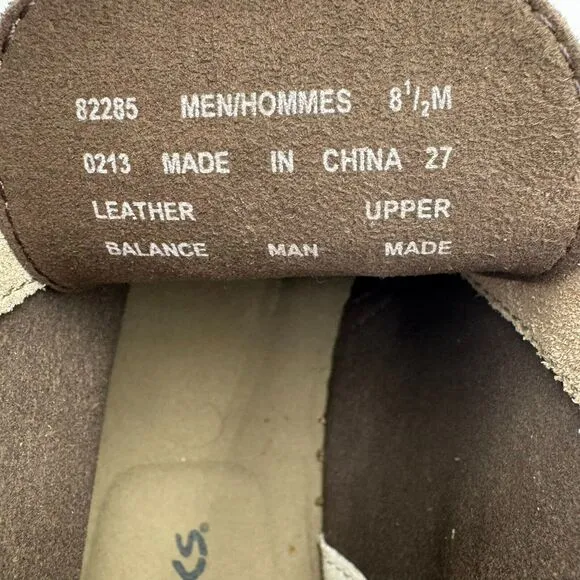 CLARKS Boots Men's 8.5 Bushacre 2 Chukka Boot Tan Sand Suede Leather #82285