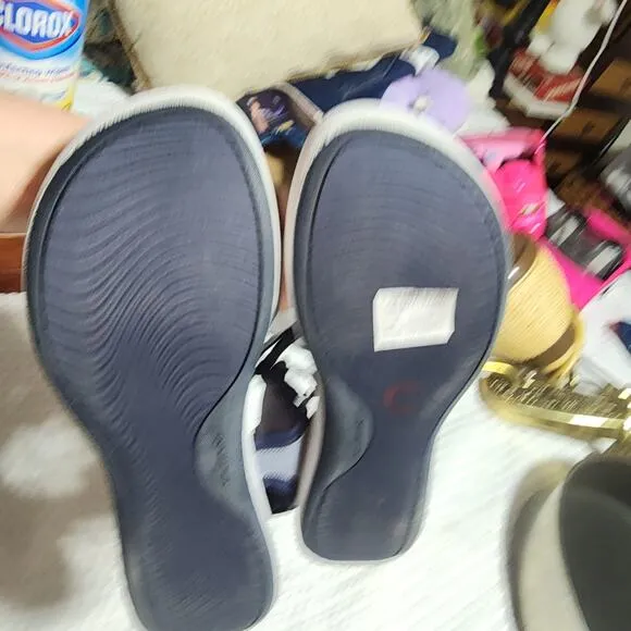 CLARKS EUC WOMEN'S SZ 9 MIRA BAY STRAP SANDALS SHOES