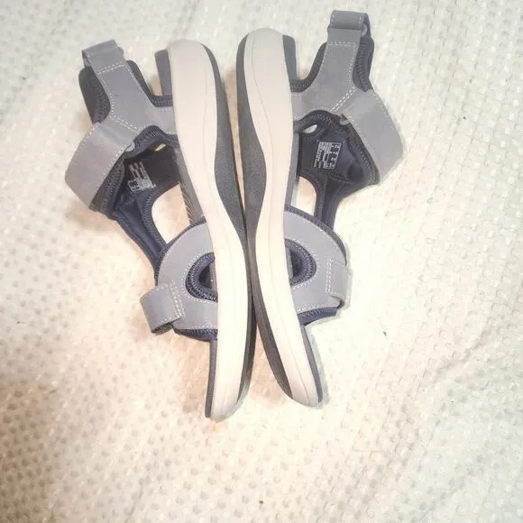 CLARKS EUC WOMEN'S SZ 9 MIRA BAY STRAP SANDALS SHOES