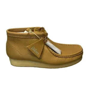 Clarks Original Free People Wallabee Women's Leather Boots Size 9.5 Mid Tan